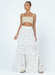 Fowler Maxi Skirt White Princess Polly  Maxi 