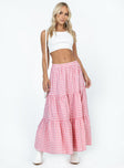 product Hale Midi Skirt Pink Princess Polly  Maxi 