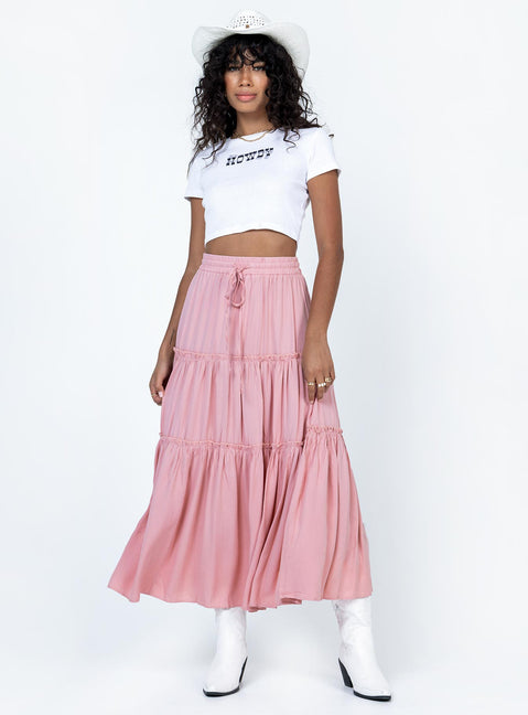 product Tammie Maxi Skirt Pink Princess Polly  Midi Skirts 
