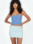 Front view of model wearing  front Opal Dream Mini Skirt Multi Princess Polly  Mini Skirts 