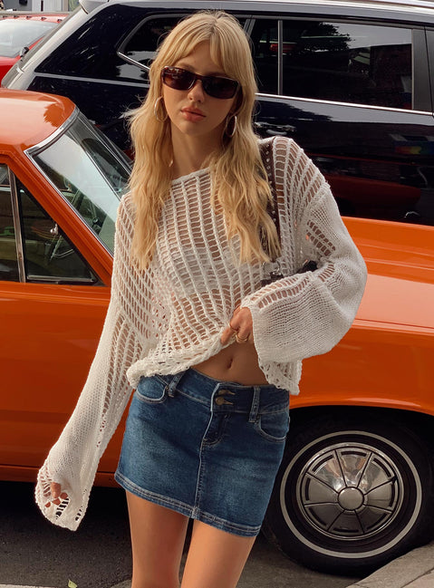 product Faya Low Rise Denim Mini Skirt Dark Blue Princess Polly  Mini Skirts 