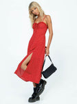 product Princess Polly Crew Neck  Love Birds Midi Dress Red