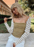Aytan Bolero Sweater Beige/White Princess Polly  Cropped 