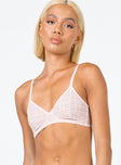 Leah Bralette Pink