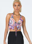 Rayna Top Blue / Orange Multi