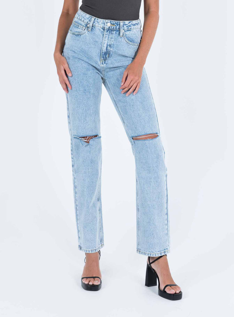 Princess Polly High Rise  Holland Jeans Denim Tall