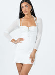 product Princess Polly High Neck  Stassie Mini Dress White