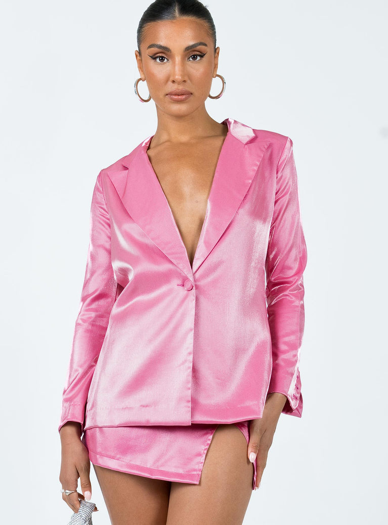 Ayres Blazer Jacket Pink