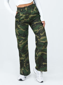 product Princess Polly  Archer Pants Camouflage