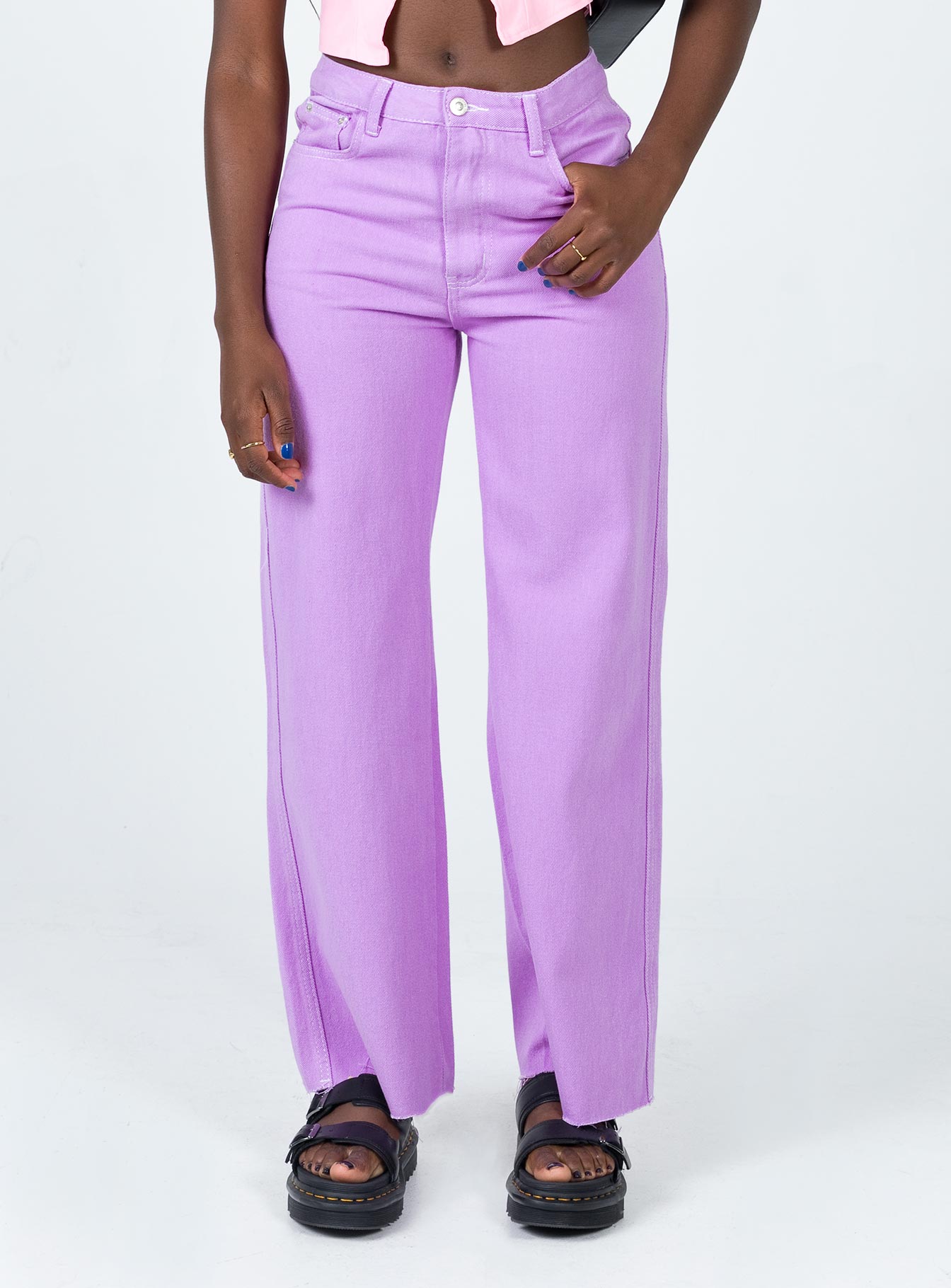 Light 2024 purple jeans