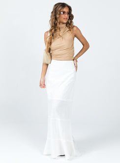 product Raven Mid Rise Maxi Skirt White Princess Polly  Maxi 