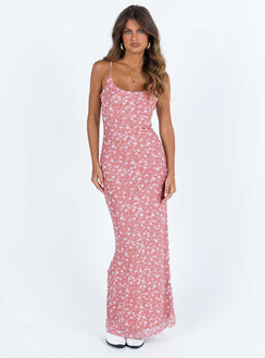 product Princess Polly Sweetheart Neckline  Knox Maxi Dress Pink Floral