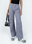 product Princess Polly High Waisted  Bassett Cargo Jeans Grey