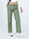 Princess Polly   Darlington Parachute Pants Khaki