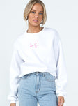 Love Bites Sweatshirt White Princess Polly  regular 