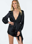 product Princess Polly Plunger  Mira Romper Black