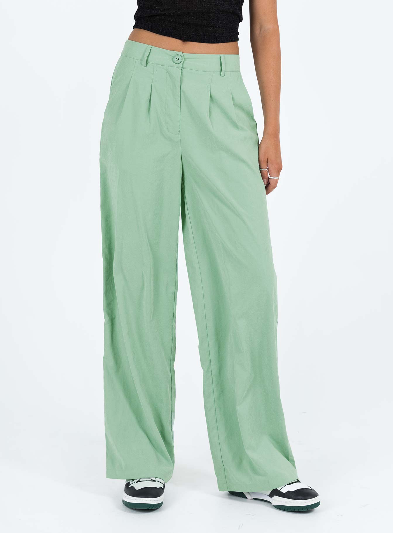 product Princess Polly High Waisted Pants  Archer Pants Basil