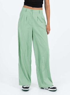 product Princess Polly High Waisted Pants  Archer Pants Basil