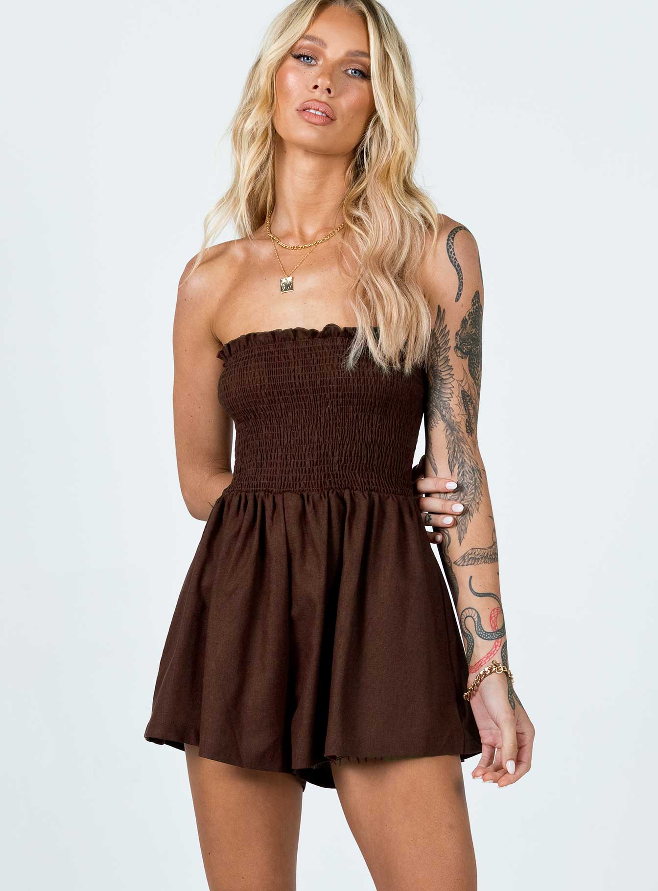 Playsuit strapless online