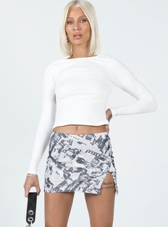 product Read All About It Mini Skirt Multi Princess Polly  Mini Skirts 