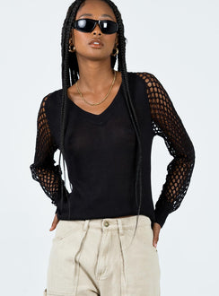 Schofield Sweater Black Princess Polly  regular 