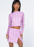 Alana Long Sleeve Set Pink / Purple