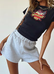 Florida Shorts Grey Princess Polly high-rise 