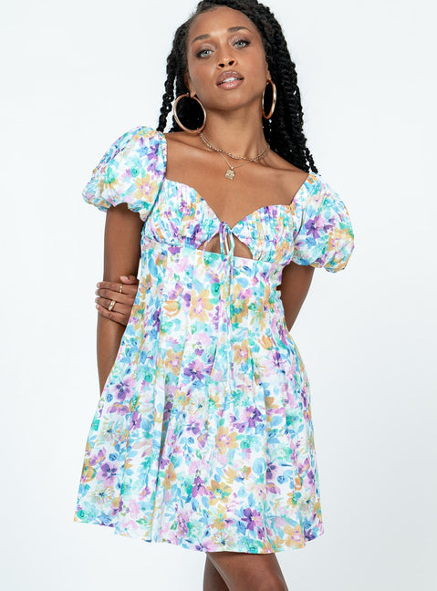 product Princess Polly Crew Neck  Pluto Mini Dress Multi