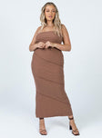 product Princess Polly High Neck  Oscar Midi Dress Brown