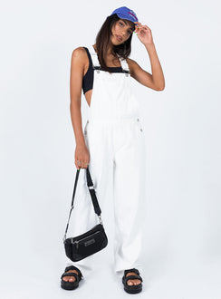 Aura Overalls White