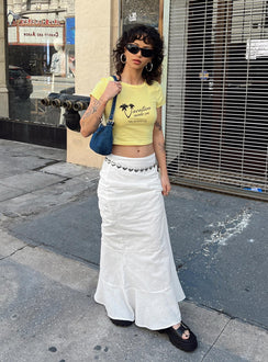 product Raven Mid Rise Maxi Skirt White Princess Polly  Maxi 