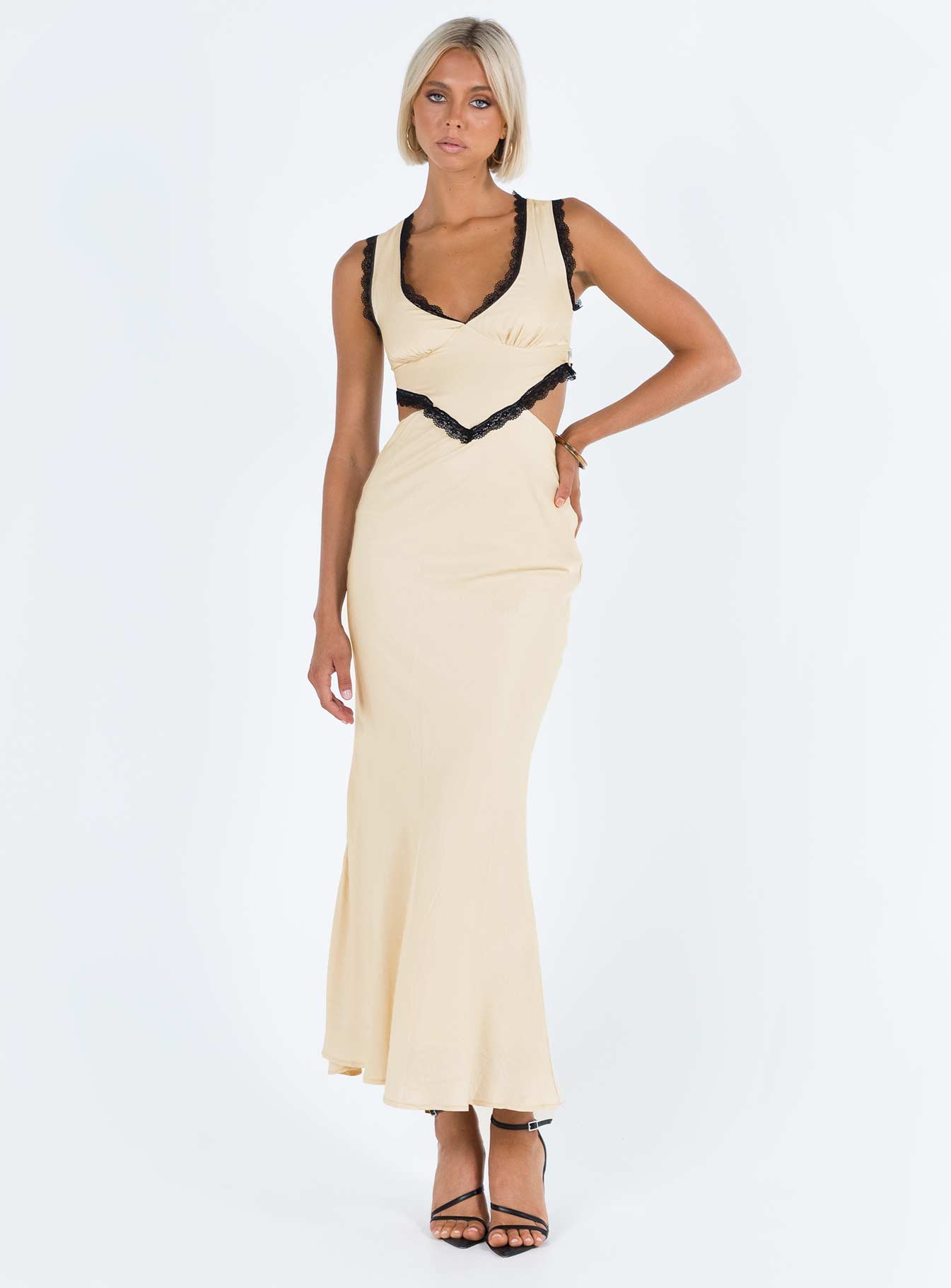 Fix you maxi 2024 dress in beige