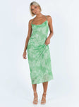 Princess Polly Cowl Neck  Pantano Maxi Dress Green