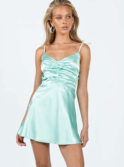 product Princess Polly Crew Neck  Tammy Mini Dress Green