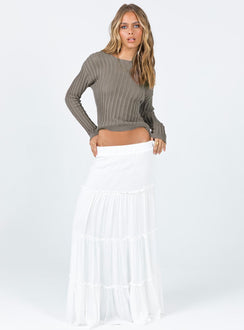 product Miriah Maxi Skirt White Princess Polly  Midi Skirts 