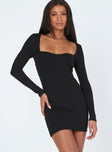 Princess Polly   Nolan Mini Dress Black