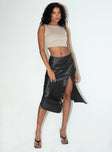 product Nia Midi Skirt Black Princess Polly  