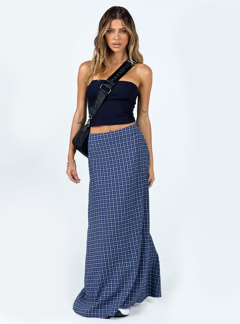 product Janee Maxi Skirt Navy Princess Polly  Maxi 