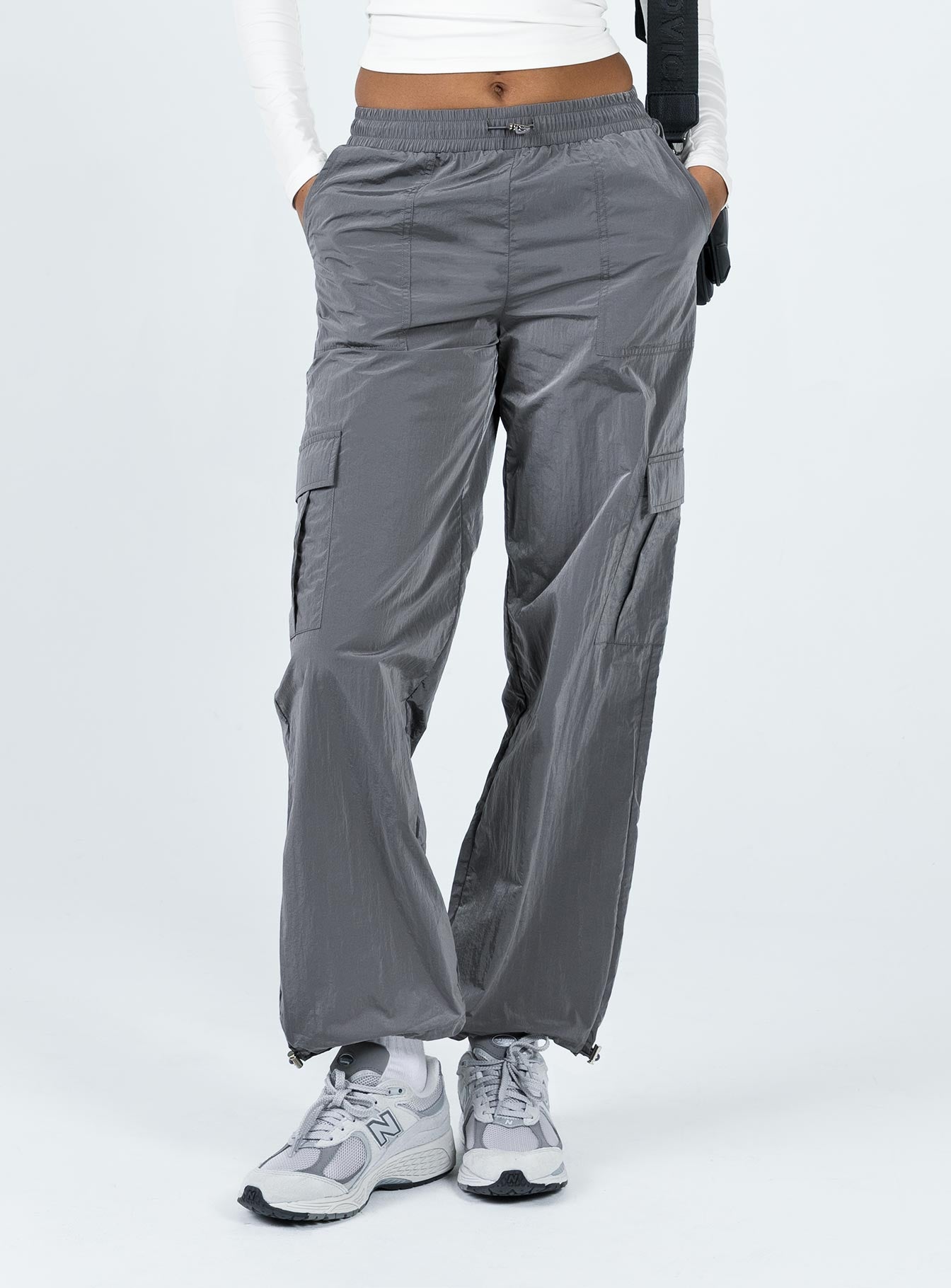 product Princess Polly  Gama Parachute Pants Grey
