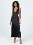 product Princess Polly Asymmetric Neckline  Nellie Maxi Dress Black