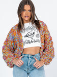 Candy Cardigan Multi Princess Polly  Cropped 