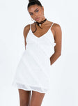 product Princess Polly Scoop Neck  Lars Mini Dress White