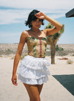 product Sound Check Mini Skirt White Princess Polly  Mini Skirts 