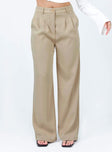 product Princess Polly  Archer Pants Taupe Eco Tall