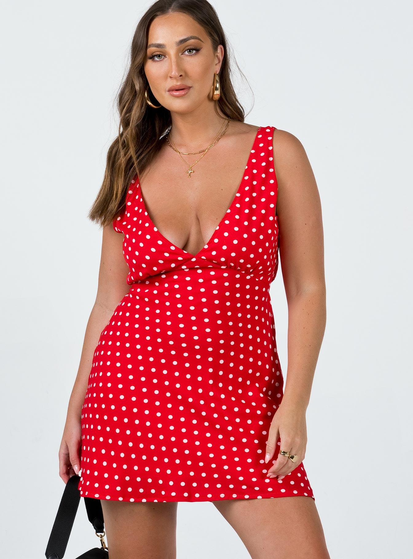 Princess polly store red wrap dress