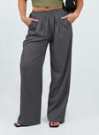 Princess Polly high-rise  Wexler Pants Slate