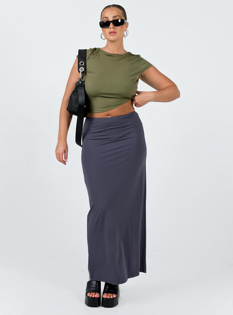 product Chipla Maxi Skirt Slate Princess Polly  Midi Skirts 