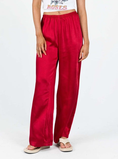 product Princess Polly  Nixie Pants Red