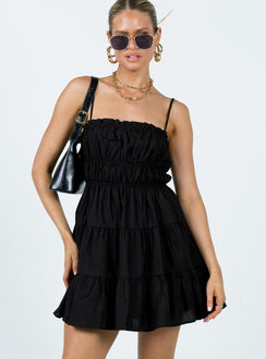 product Princess Polly High Neck  Ceara Mini Dress Black