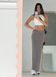 product Harriette Maxi Skirt Slate Grey Princess Polly  Maxi 